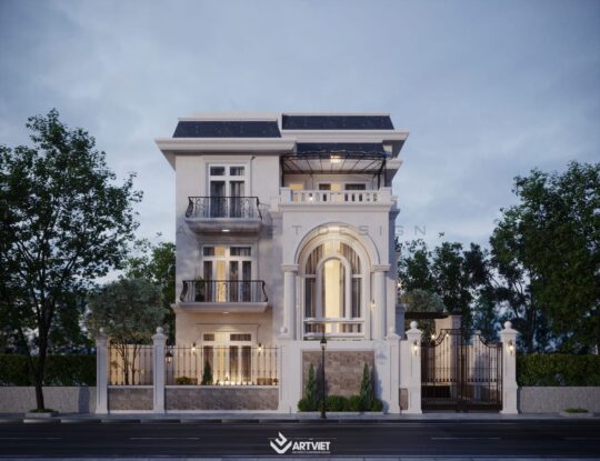 Kiến trúc biệt thự Bắc Giang 1