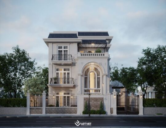 Kiến trúc biệt thự Bắc Giang 4