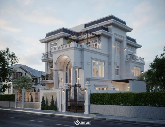 Kiến trúc biệt thự Bắc Giang 5