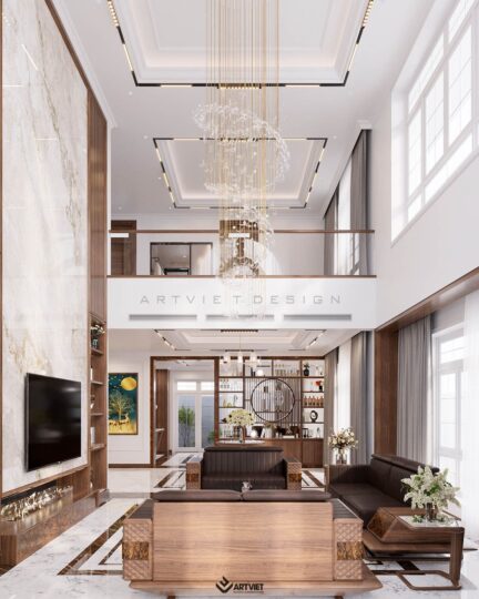 Nội thất biệt thự Bắc Giang - khách bếp - 2