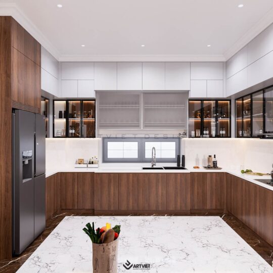 Nội thất biệt thự Bắc Giang - khách bếp - 7