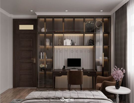 Nội thất biệt thự Bắc Giang - phòng ngủ bà - 1