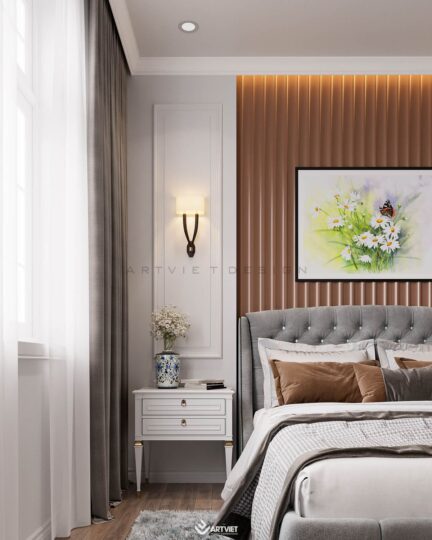 Nội thất biệt thự Bắc Giang - phòng ngủ bà - 2