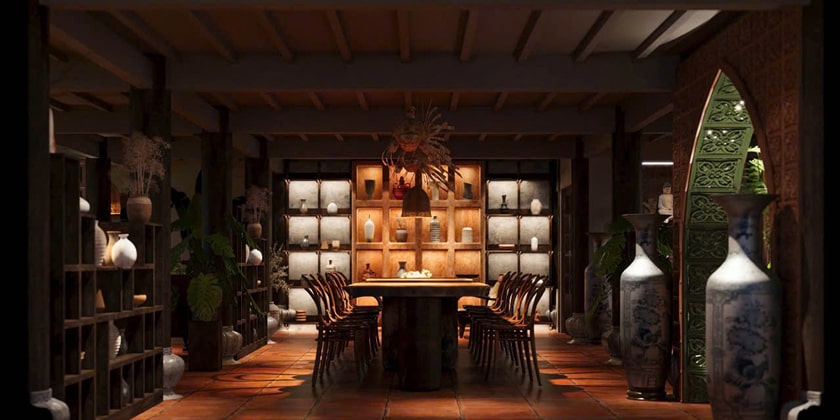 Nội thất cửa hàng cafe Hải Dương