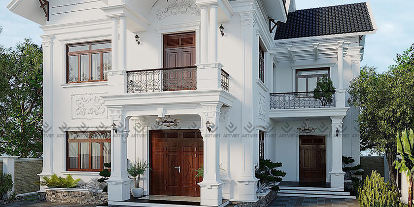 Kiến trúc biệt thự Bắc Giang - Anh Bình