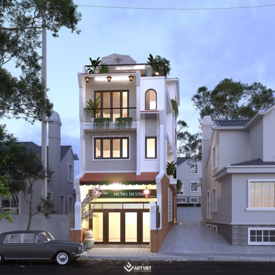 Kiến trúc nhà ở Bát Tràng – Chị Hương - 5