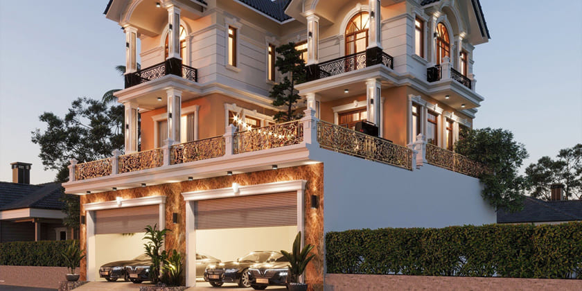 Thiết kế kiến trúc nhà chú Yên - Ứng Hoà