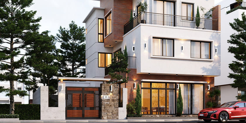 Thiế kế kiến trúc nhà Đông Dư