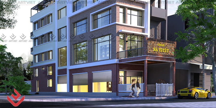 Kiến trúc nhà phố Bát Tràng - Chú Hà