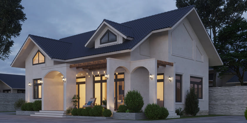 Thiết kế kiến trúc nhà vườn 2022