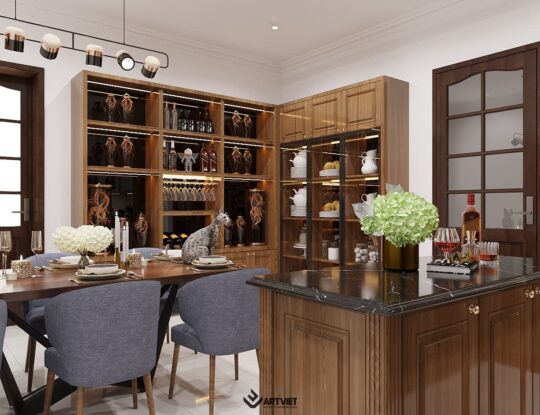 Nội thất nhà ở Bát Tràng - Anh chị Tiến Bình - bếp - 3