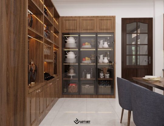 Nội thất nhà ở Bát Tràng - Anh chị Tiến Bình - bếp - 8