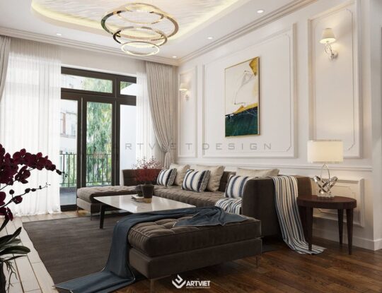 Nội thất nhà ở Bát Tràng - Anh chị Tiến Bình - phòng khách - 4