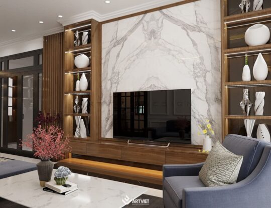 Nội thất nhà ở Bát Tràng - Anh chị Tiến Bình - phòng khách - 8