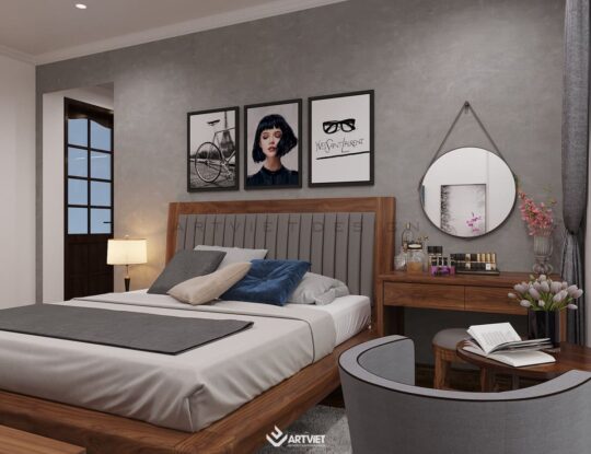 Nội thất nhà ở Bát Tràng - Anh chị Tiến Bình - phòng ngủ 1 - 4