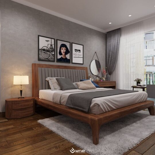 Nội thất nhà ở Bát Tràng - Anh chị Tiến Bình - phòng ngủ 1 - 5