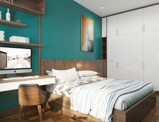 Nội thất nhà ở Bát Tràng - Anh chị Tiến Bình - phòng ngủ 2 - 1