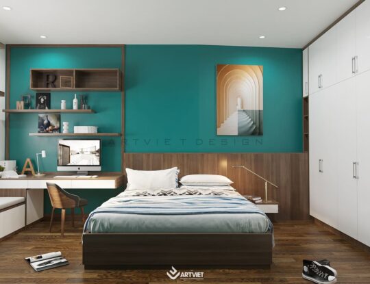 Nội thất nhà ở Bát Tràng - Anh chị Tiến Bình - phòng ngủ 2 - 4