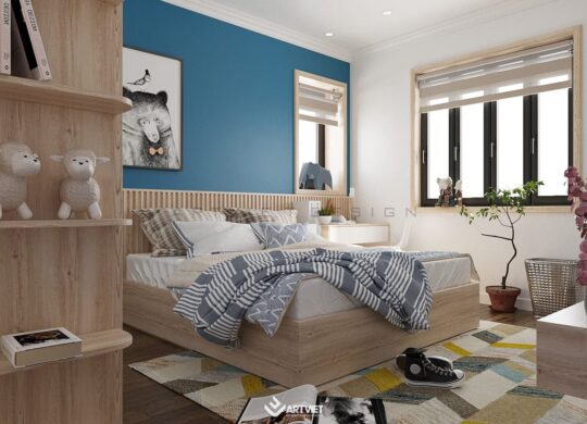 Nội thất nhà ở Bát Tràng - Anh chị Tiến Bình - phòng ngủ 3 - 4