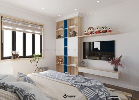 Nội thất nhà ở Bát Tràng - Anh chị Tiến Bình - phòng ngủ 3 - 5