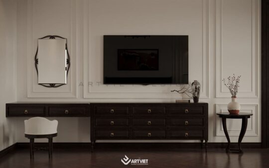 Thiết kế nội thất nhà phố Anh Khánh - phòng ngủ - 1