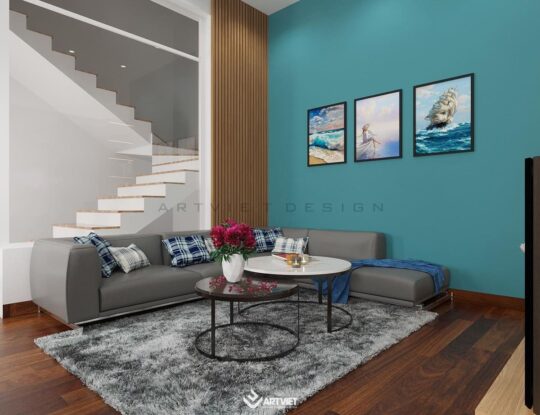 Nội thất nhà a Trình tại Kiêu Kỵ - phòng khách