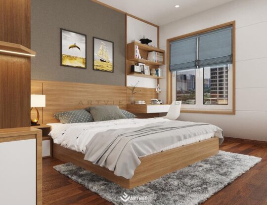 Nội thất nhà a Trình tại Kiêu Kỵ - phòng ngủ - 3