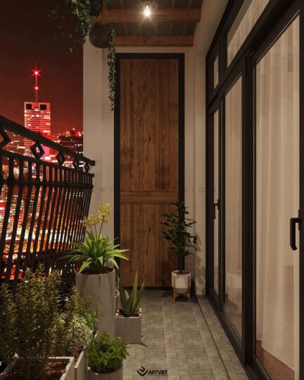 Thiết kế nội thất ban công tiểu cảnh - 3