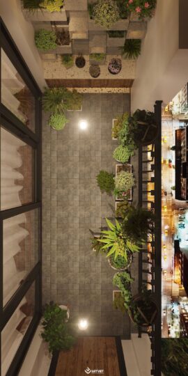 Thiết kế nội thất ban công tiểu cảnh - 8