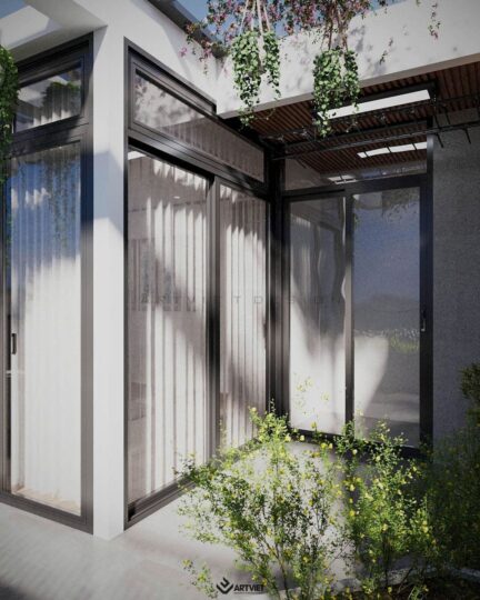 Thiết kế nội thất biệt thự Ecopark - logia - 3