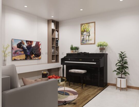 Nội thất biệt thự Ecopark - phòng chill - 1