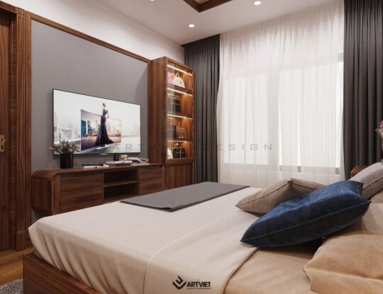 Nội thất biệt thự Ecopark - phòng ngủ 1 - 1