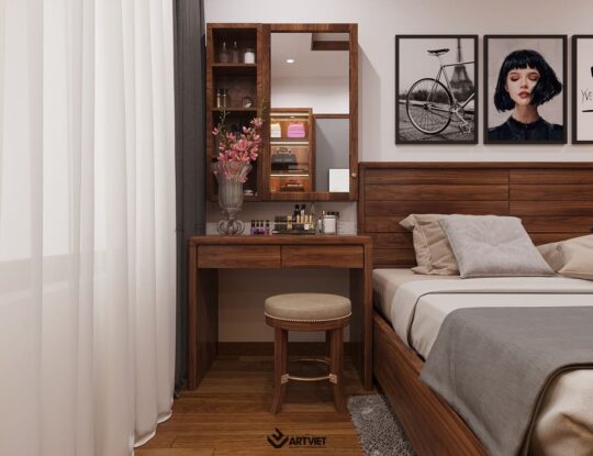 Nội thất biệt thự Ecopark - phòng ngủ 1 - 4