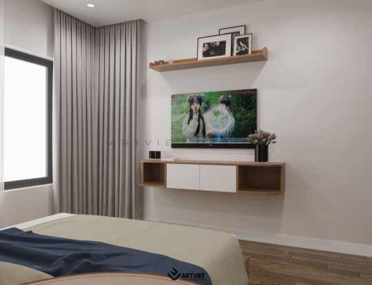 Nội thất biệt thự Ecopark - phòng ngủ 2 - 2