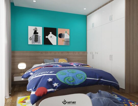 Nội thất biệt thự Ecopark - phòng ngủ 3 - 1