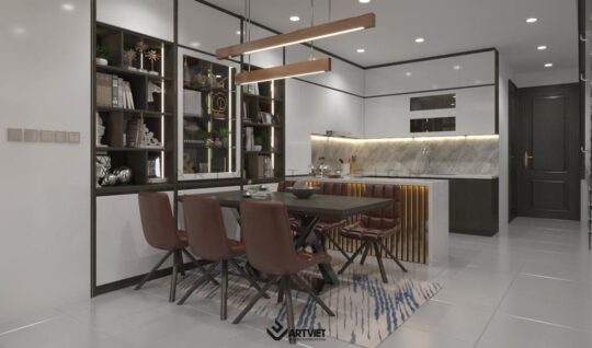 Nội thất biệt thự Ecopark - bếp - 1