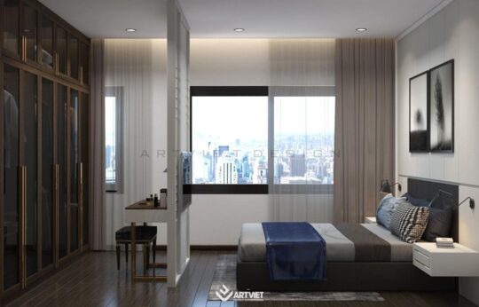 Nội thất biệt thự Ecopark - phòng ngủ - 10