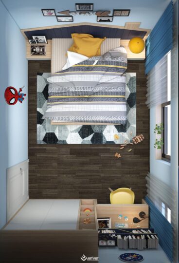 Nội thất biệt thự Ecopark - phòng ngủ - 2