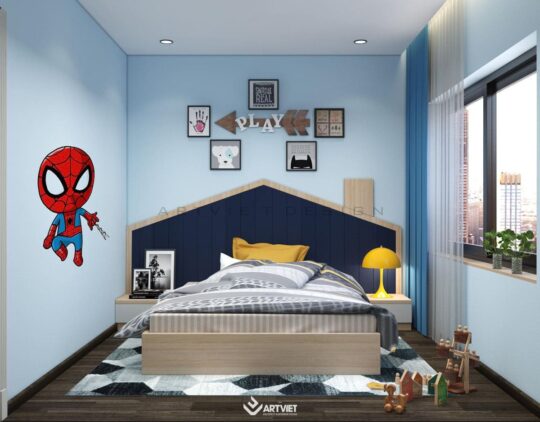 Nội thất biệt thự Ecopark - phòng ngủ - 3