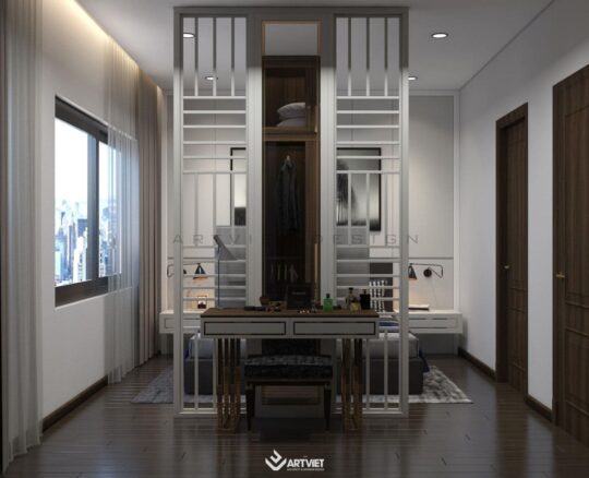 Nội thất biệt thự Ecopark - phòng ngủ - 8