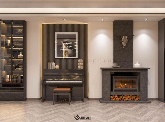 Nội thất Anh Hào Ocean Park - Phòng khách - 12