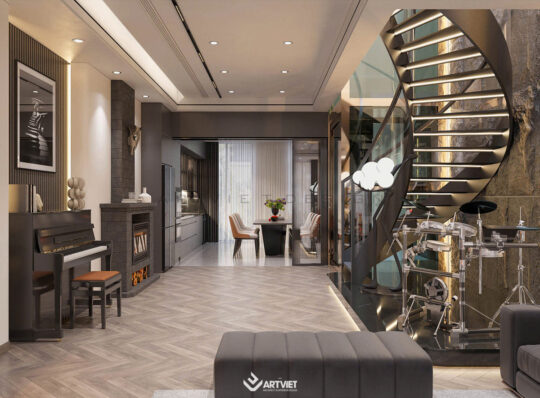 Nội thất Anh Hào Ocean Park - Phòng khách - 3