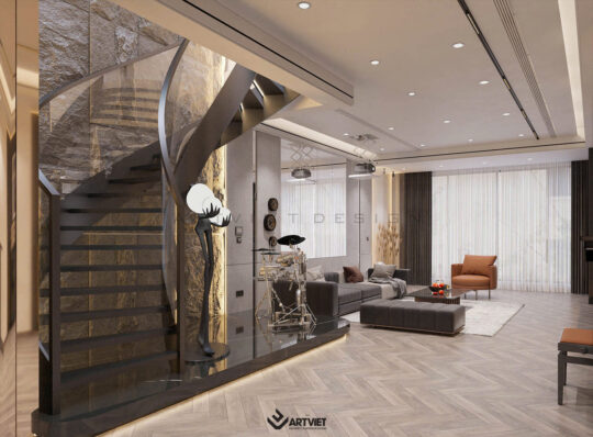 Nội thất Anh Hào Ocean Park - Phòng khách - 5