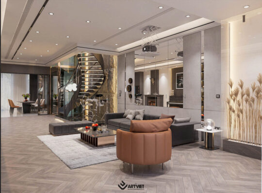 Nội thất Anh Hào Ocean Park - Phòng khách - 7