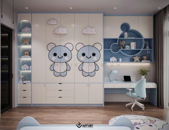 Nội thất Anh Hào Ocean Park - Phòng ngủ trẻ - 1