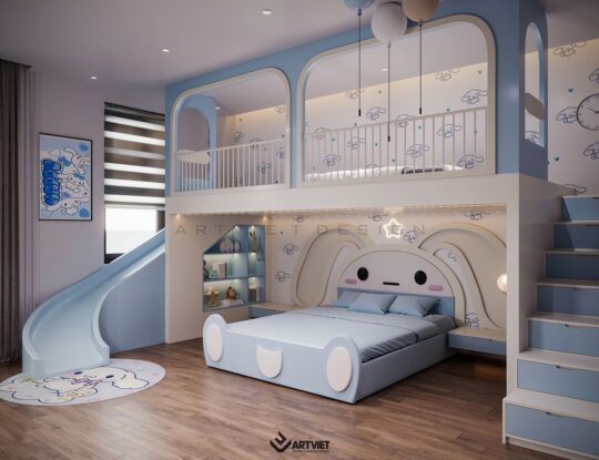 Nội thất Anh Hào Ocean Park - Phòng ngủ trẻ - 3