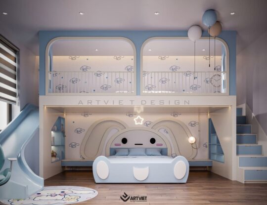 Nội thất Anh Hào Ocean Park - Phòng ngủ trẻ - 4