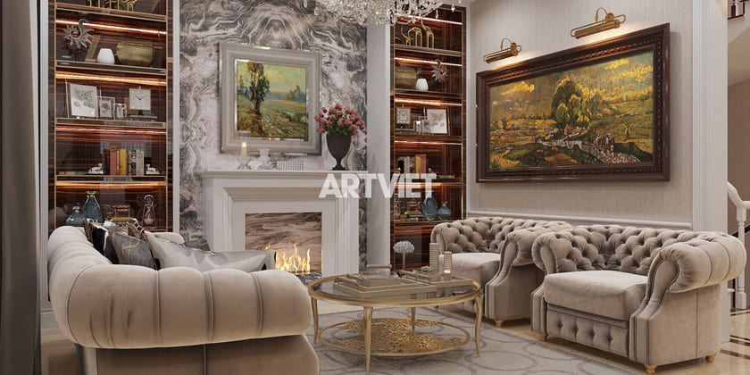 Nội thất biệt thự Vinhomes - Chị Lan