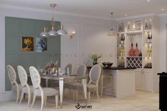 Nội thất nhà chị Hà - bếp - 2