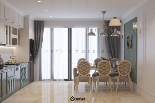 Nội thất nhà chị Hà - bếp - 4